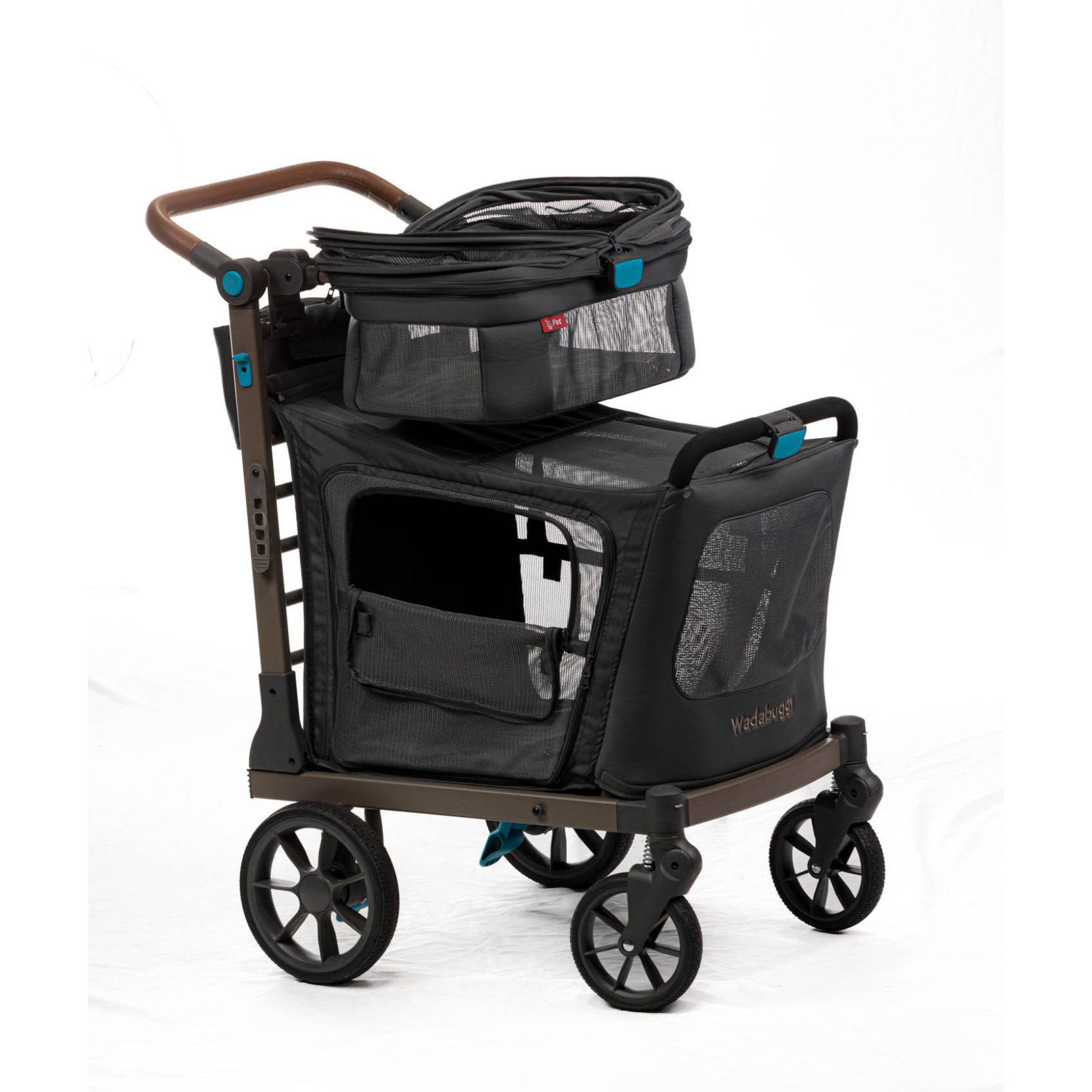 baby stroller with dog compartment Wadabuggy Pet Two